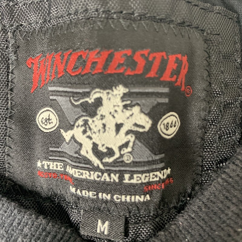 Mens Winchester Black Pullover Long Sleeve Zipper Embellishments Size Medium gallery