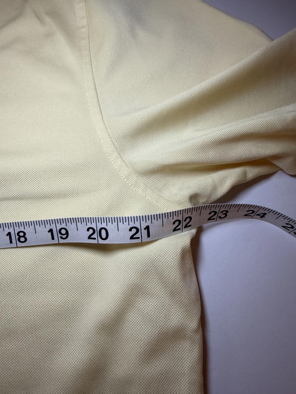 Greg Norman for Tasso Elba Play Dry Golf Shirt. Men's M. Yellow gallery