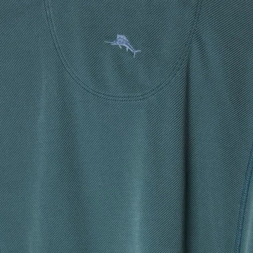 Tommy Bahama 1/4 Zip Pullover Sweater Teal Blue Size Medium Long Sleeves gallery