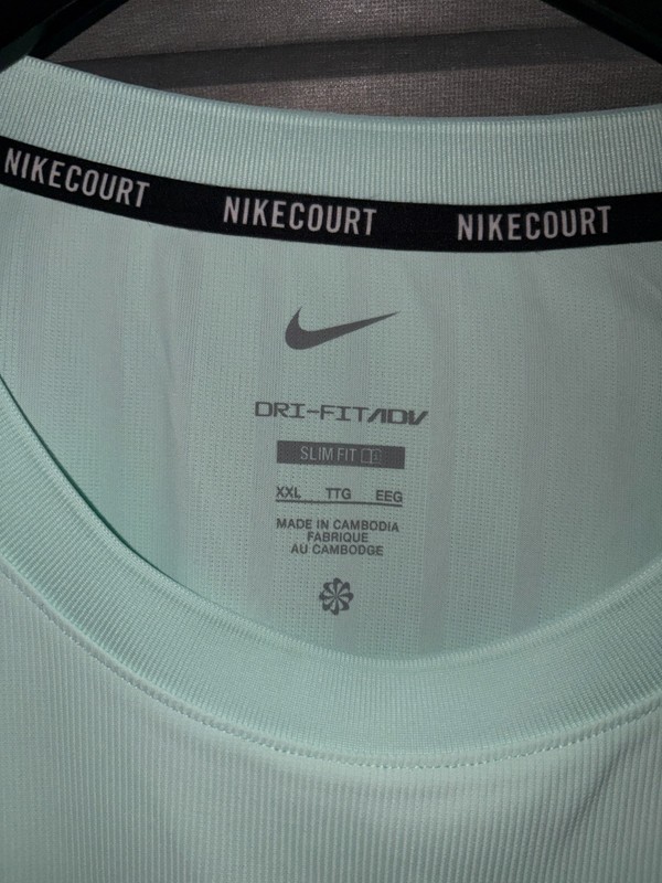 Nike Dri-Fit Court Advantage Alcaraz ADV Slam Tank Top Mens 2XL Mint Green gallery