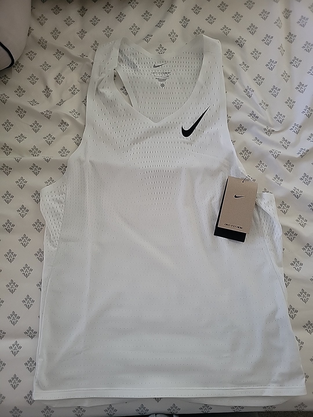 Nike AeroSwift Dri-FIT ADV Running Singlet Men's Size MED FN4231-121 NWT $90 gallery