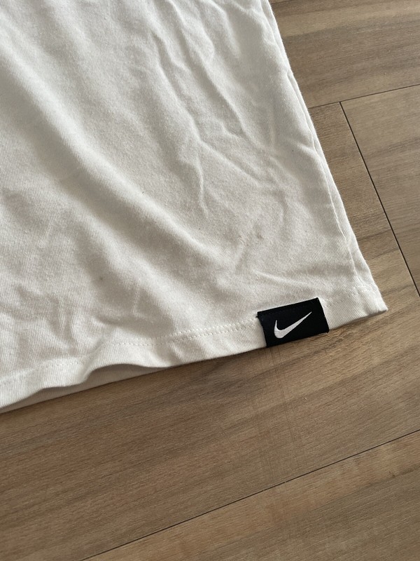 Men's Kobe Bryant Nike Dri Fit Big Logo White Shirt Rare Black Mamba gallery