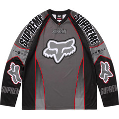 Supreme x Fox Racing DMX Jersey Black White 2colors FW25