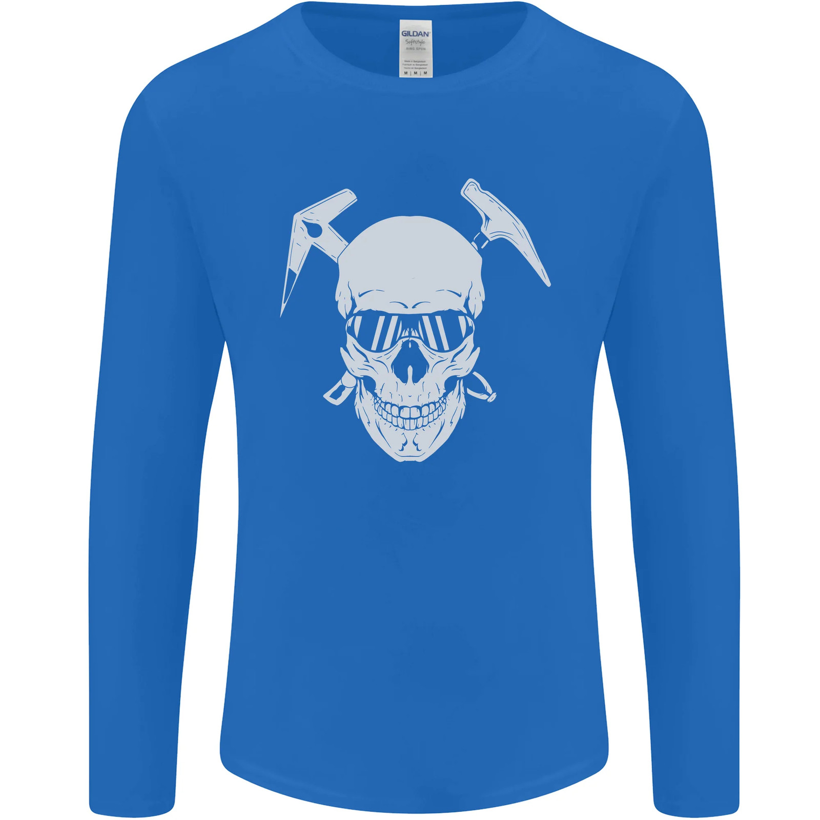 Rock Climbing Skull Mountain Climber Mens Long Sleeve T-Shirt gallery