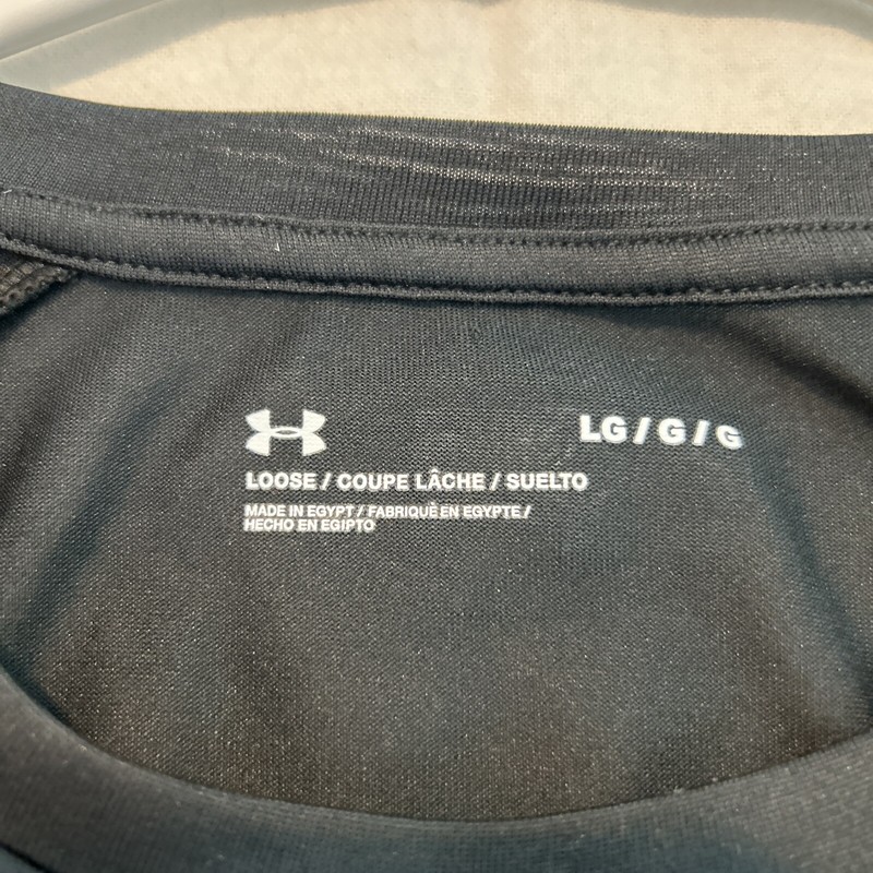 Under Armour Mens Long Sleeve Large Tech Training Crew Tee Black 1328496 NWT gallery