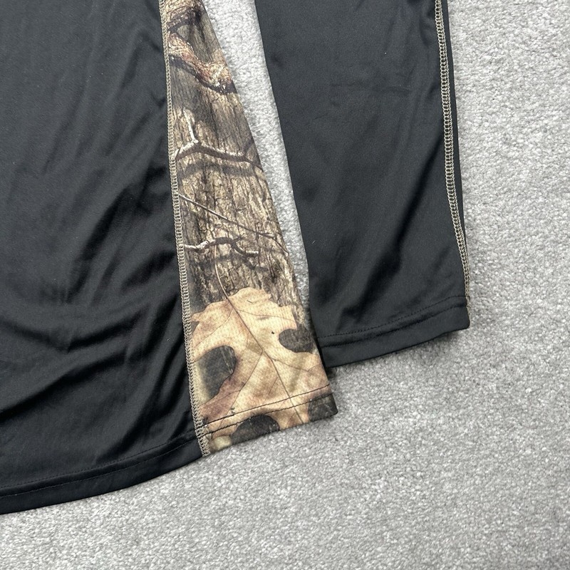 Mossy Oak Infinity Break Up Men's Hunting LS Shirt Size Medium 38-40 Black Camo gallery