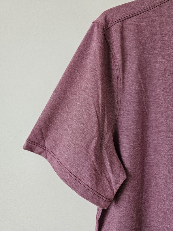 NWT LULULEMON HHDL Heathered Burgundy Evolution SS Polo Top Shirt Men's XL gallery