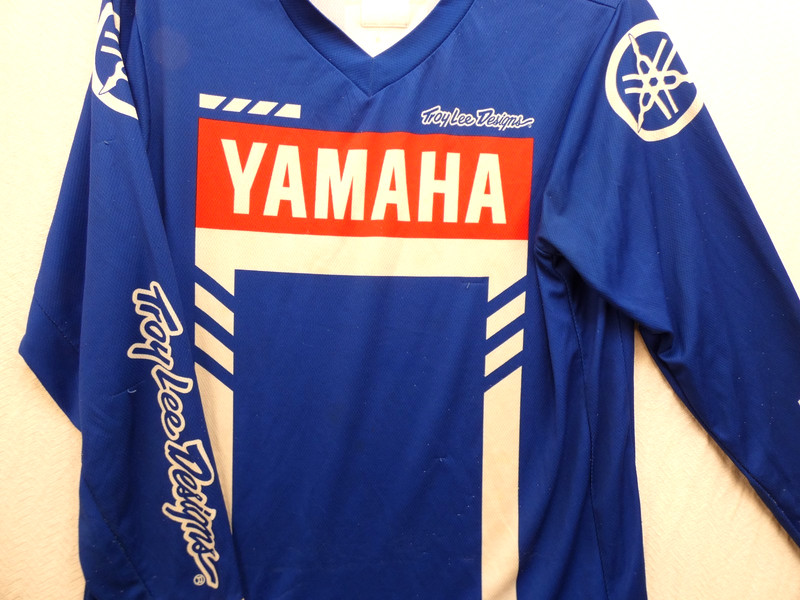 Troy Lee Designs Yamaha GP Motocross Jersey Mens M Blue Long Sleeve Racing Mesh gallery