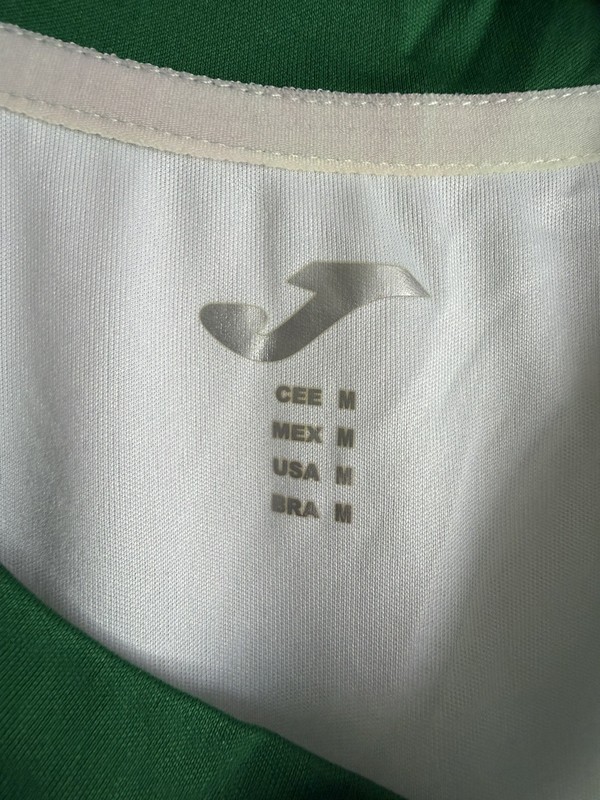 NWT Joma Short-Sleeve Jersey Green And White Stripes Men's Size Medium gallery