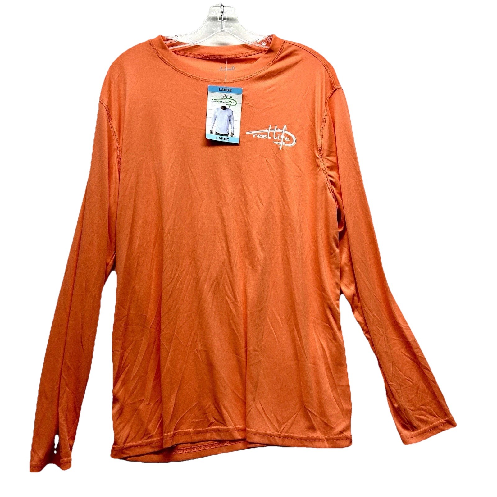 Salt Life Sun Ray Defender Series Men's Large Coral L/S Shirt (E5) gallery