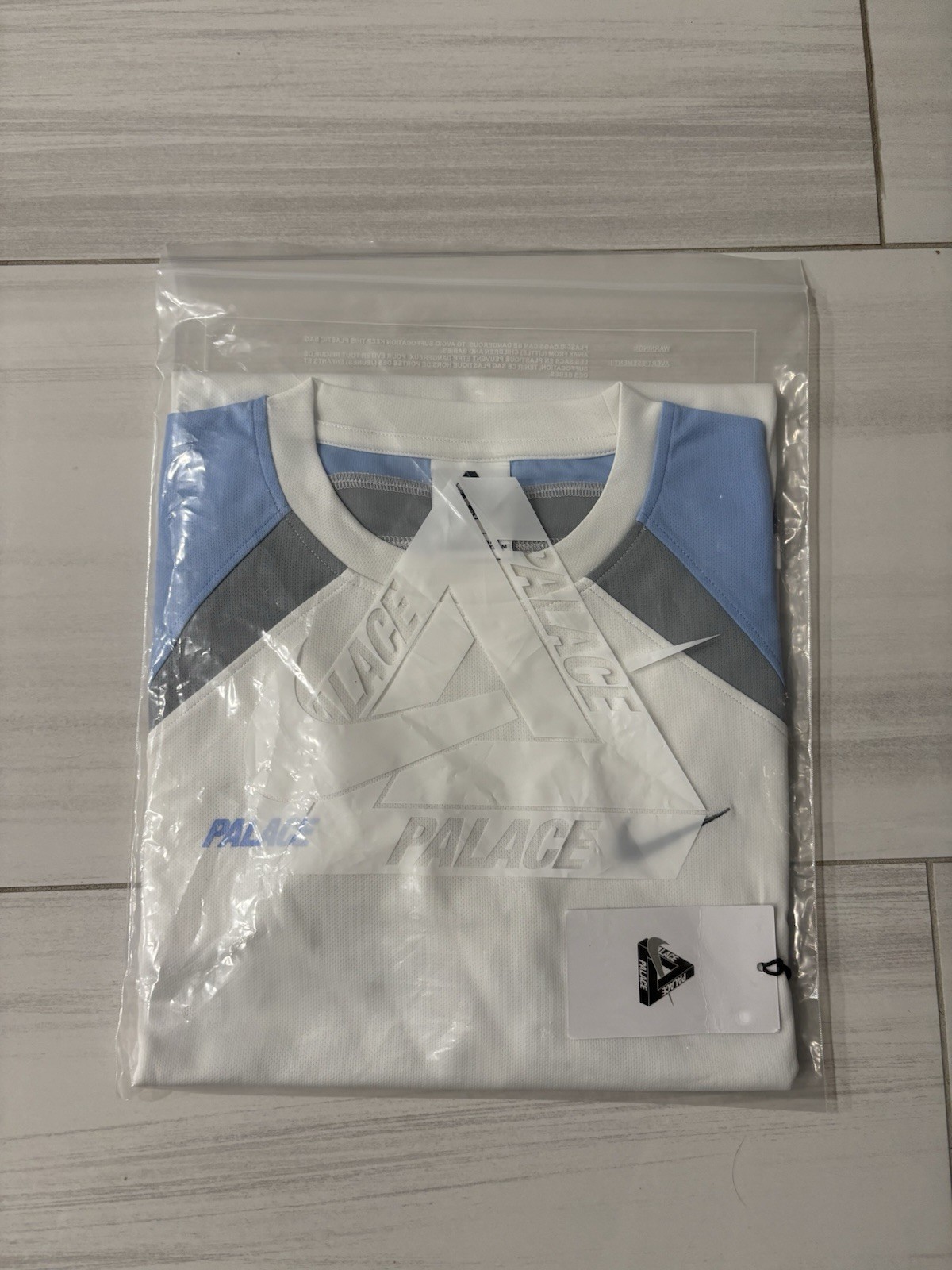 Palace Nike Jersey White/Blue Size EXTRA LARGE XL IN HAND Fast Free Shipping! 🔥 gallery