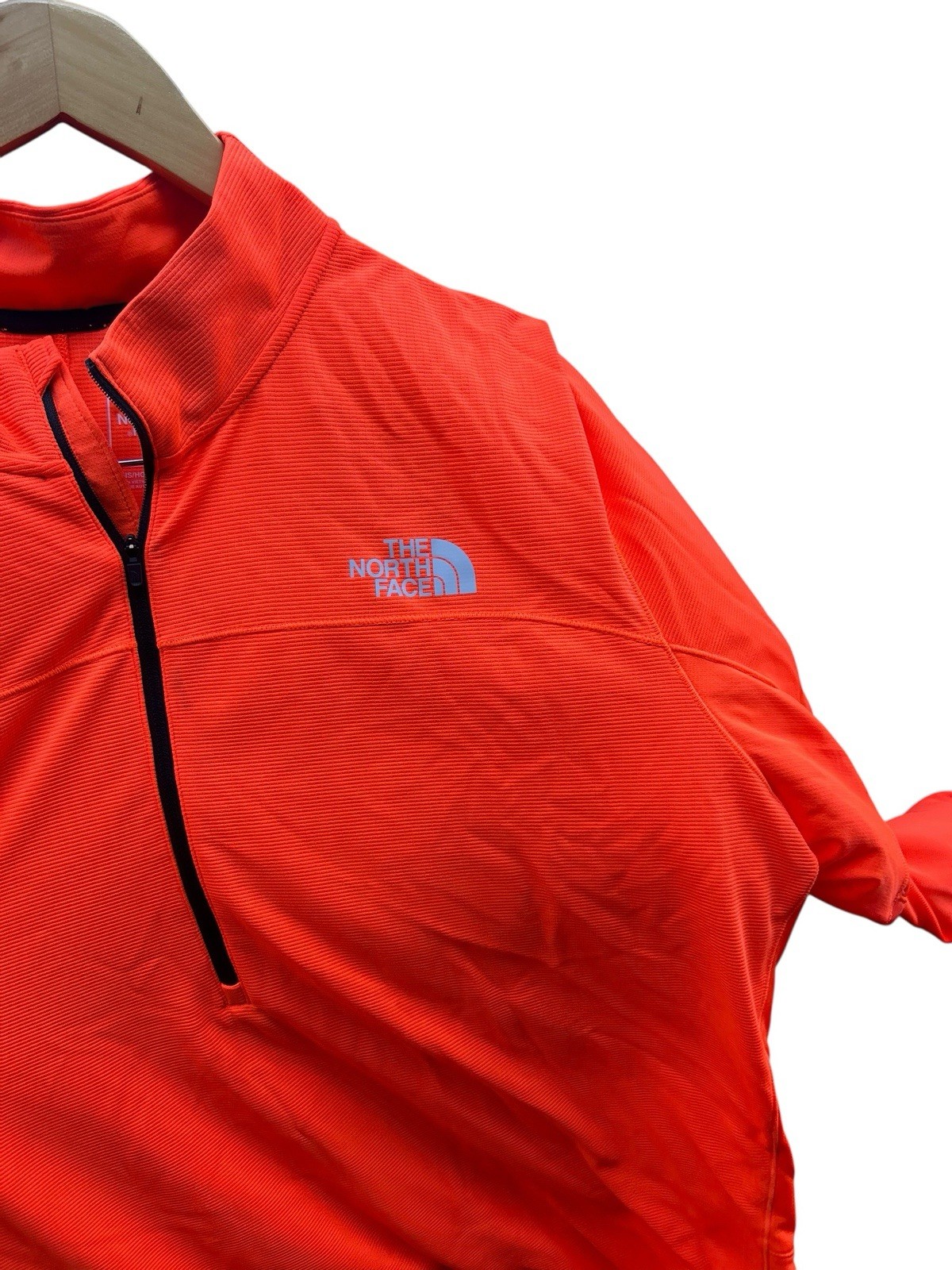 The North Face Running Performance Sunriser 1/4 Zip Pullover Men XXL Neon Orange gallery