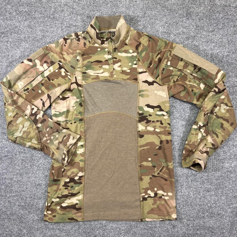 Army Combat Shirt Mens Small Multicam 1/4 Zip Long Sleeve FR Tactical gallery