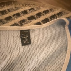 American Eagle Outfitters AE Active Men’s Blue White Sleeveless Tank Palm Print