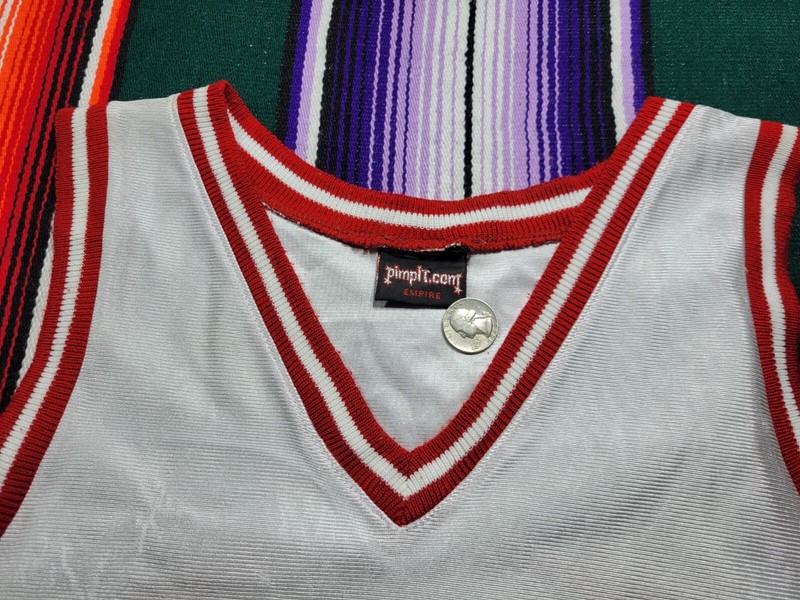 Vintage Pimpit Empire Basketball Jersey Size Large Made In USA gallery