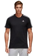 Adidas Classic 1970’s Retro “3 Stripes” T-shirt – Black – Mens – Size L