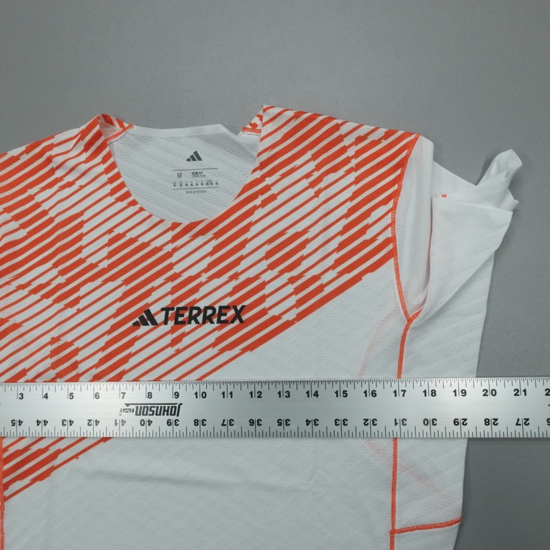 Adidas Terrex Techrock Elite T-Shirt White/Orange Men's Size M $85 JX2744 gallery