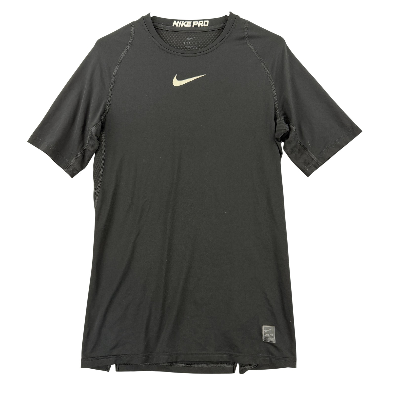 Nike Pro Dri-FIT Shirt Mens XL Black Short Sleeve Compression Athletic Top gallery