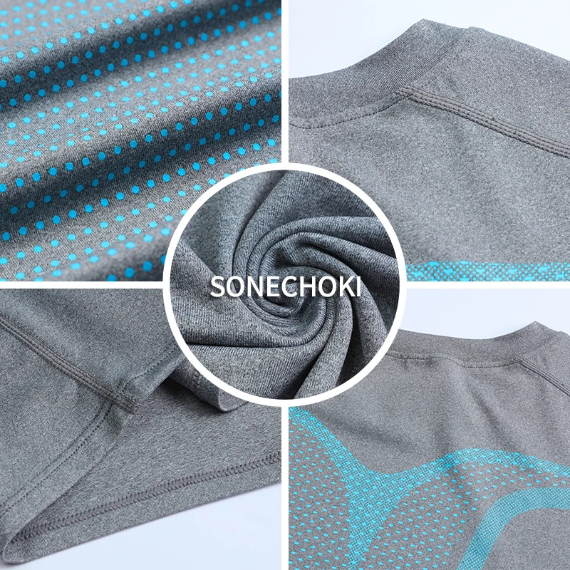 Compression Tank Top Men Gym Shirt Sleeveless Quick Dry Sportswear workout vest gallery
