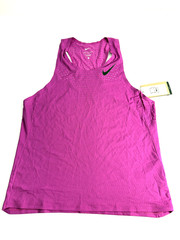 Nike AeroSwift Dri-FIT ADV Running Singlet Fuchsia Men’s Size Medium FN4231-518