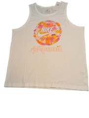 New The Nike Tee Airphoria White Sleeveless Tank Top Shirt FV3726-100 NWT