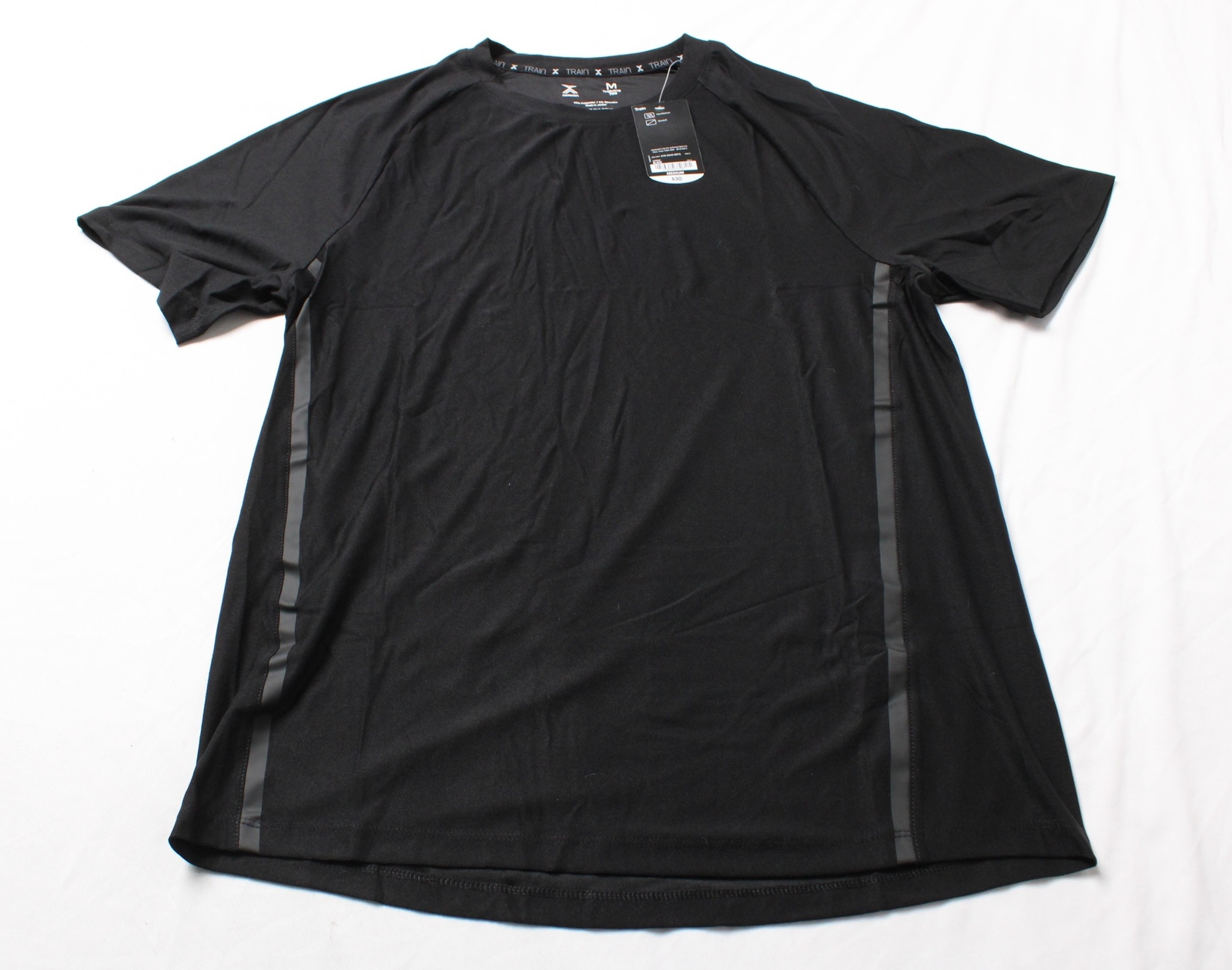Xersion Men's Solid Short Sleeve Training Tee Shirt JL3 Black Medium NWT gallery