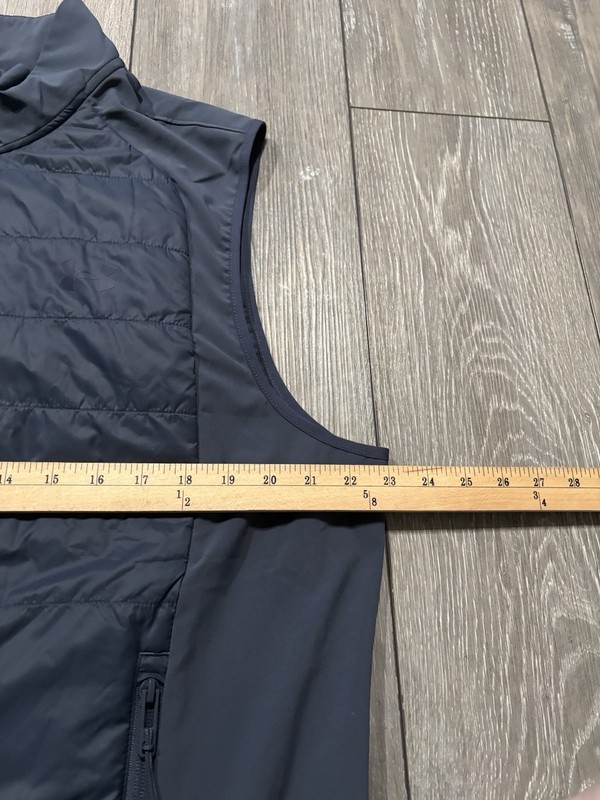 Under Armour Storm Full Zip Golf Vest W/ Sponsor. Mens XL. Blue. GoPro. gallery