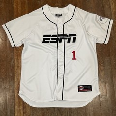 ESPN Baseball Tonight Baseball Jersey White Men’s Size Large