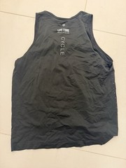 Lululemon Metal Vent Tech Black Sleeveless Athletic Tank Top Shirt Men’s Large