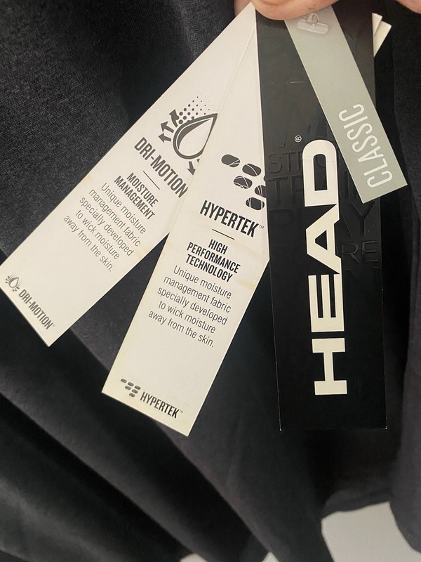 NWT Head Hypertek Long sleeve Performance black men’s shirt size large gallery