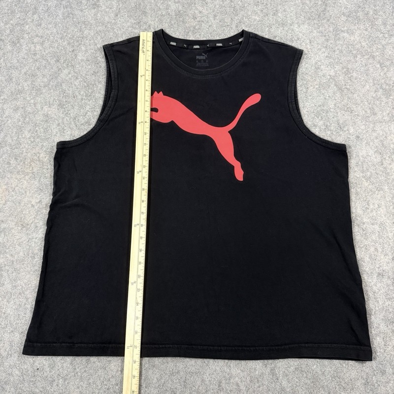Puma Activewear Pullover Outdoor Sleeveless Tank Top Fits Men's Size XXL Black gallery