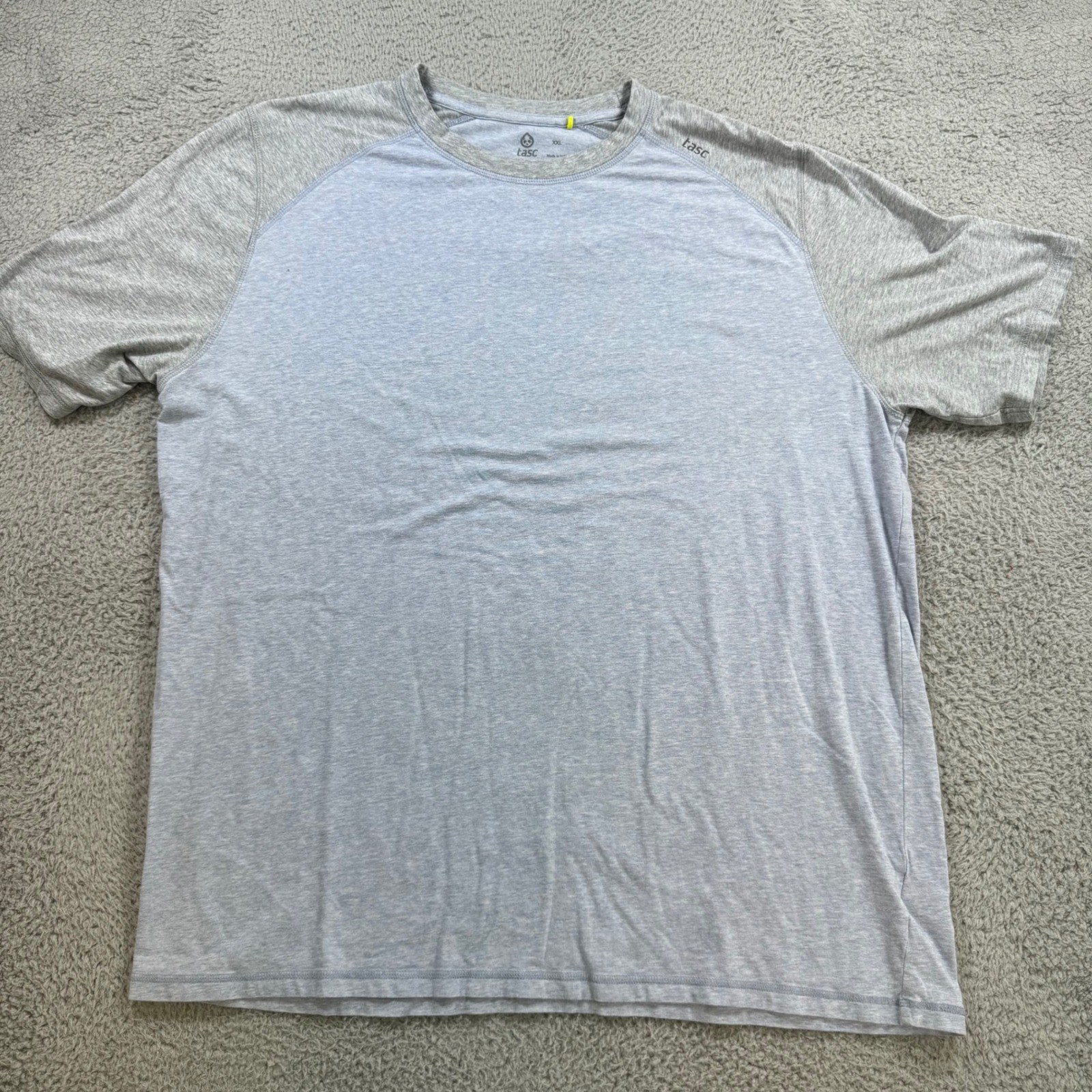 Tasc Performance Men XXL Carrollton Raglan Tee Blue Gray Bamboo Organic Cotton gallery