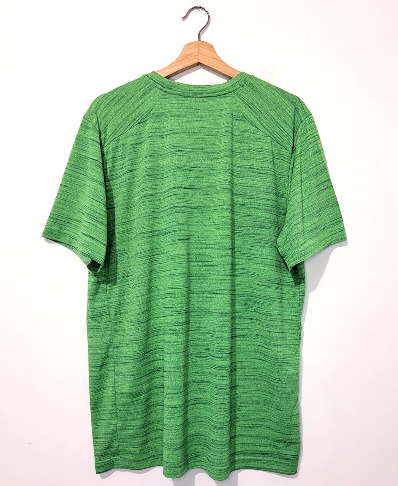 Nike Pro Training Mens T Shirt XL Heather Green Crew Neck Short Sleeve Logo gallery