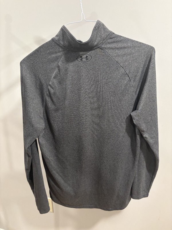 Under Armour Quarter Zip Pullovers Men’s Medium Lot of 2 Blue Gray Polyester gallery