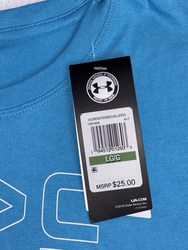 Under Armour UA Vertical Wordmark Long Sleeve Sz Large gallery