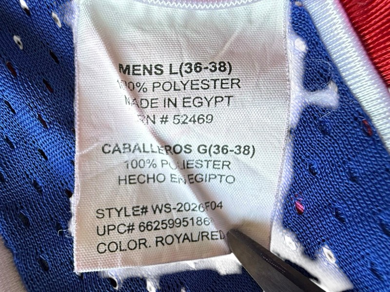 Vintage STARTER Basketball Jersey Men’s Reversible Sleeveless Size Large Blue gallery