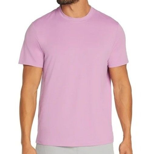Gap Fit Men's Shirt L Short Sleeve Performance Wicking Active Tee T Shirt Purple gallery