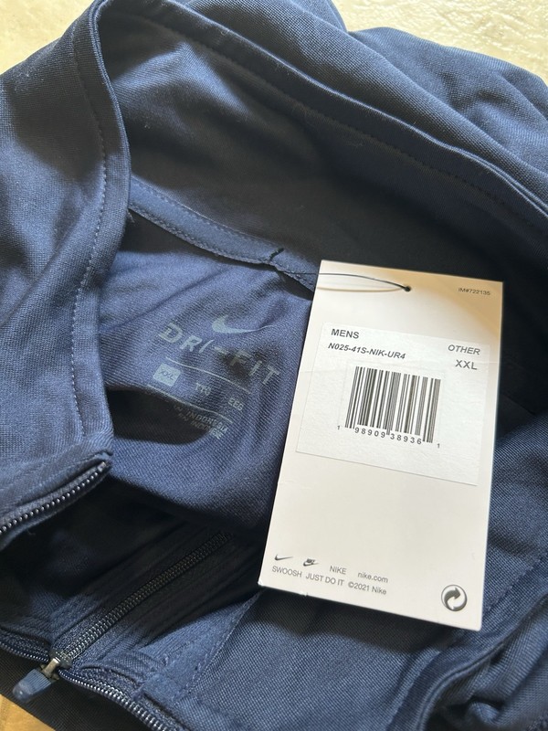 NEW Nike 1/4 Zip Shirt Dri Fit Quarter Zip Long Sleeve Men's XXL Lightweight NWT gallery