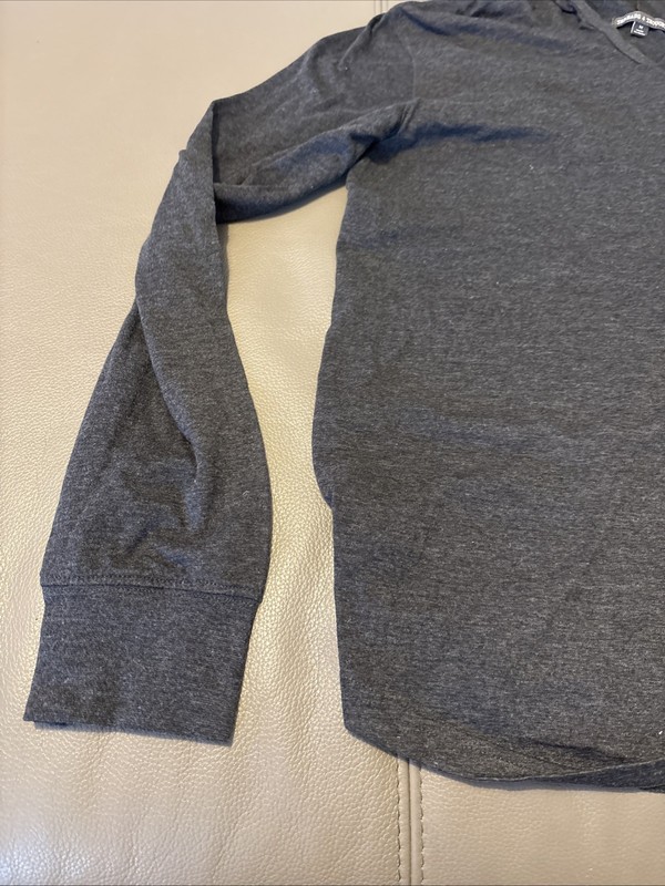 Threads 4 Thought Lightweight Grey Hooded Long sleeve Shirt Men’s Medium gallery