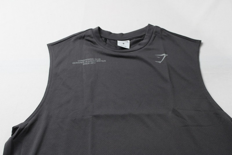 Gymshark Men's Oversized Fit Conditioning Club Tank BM7 Grey Medium NWT gallery