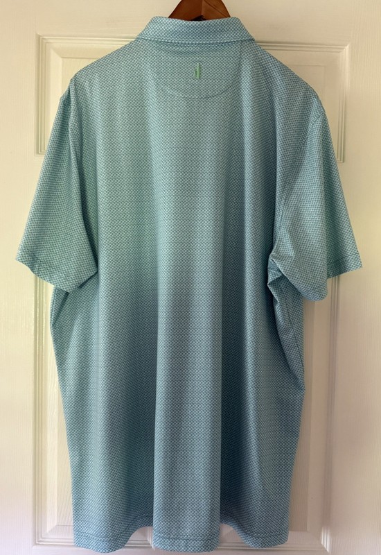 TWO (2) JOHNNIE-O Whipple Polo Shirts Men XL Golf UPF-50 Quick Dry 4-Way Stretch gallery