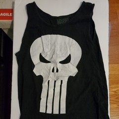 Punisher War Zone Shirt Marvel Comics Basketball Jersey Frank Castle SZ XL G1