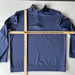 Johnnie O Diaz Performance 1/4 Zip Mens XL Navy Golf Pullover “Savage Vapor”Logo