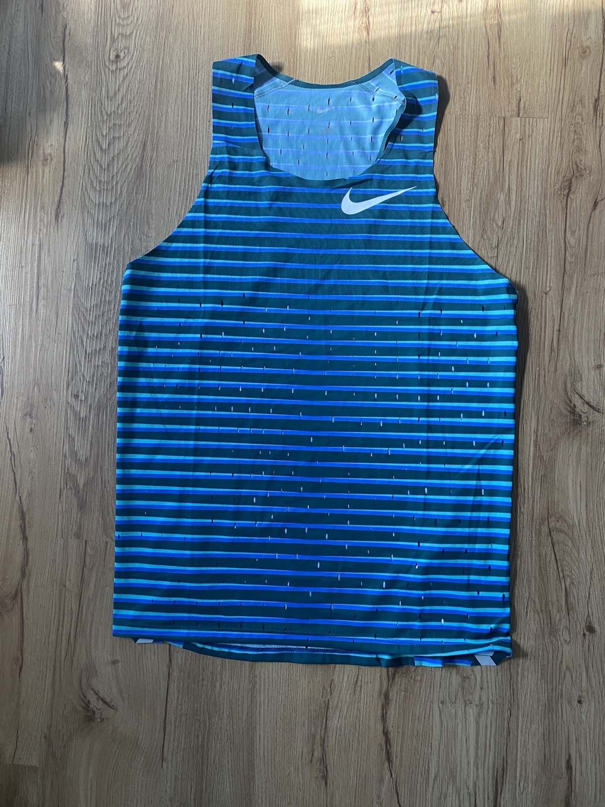 NIKE 2022 PRO ELITE TEAM DISTANCE SINGLET MADE IN USA DJ1189-317 SIZE MEDIUM gallery