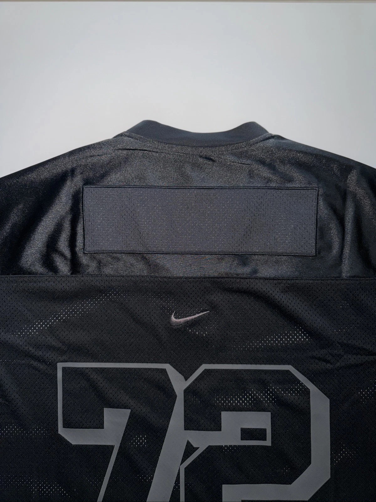 NWT Nike Next Up Football Gridiron Jersey 72 Swoosh Black Mens XL IH7492-010 gallery