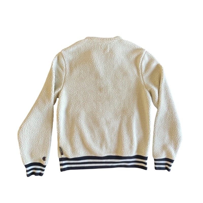 Champion x Todd Snyder Polartec Fleece Half Zip Pullover Men’s M White & Blue gallery