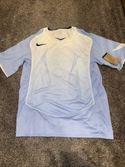 Nike Total 90 Dri-Fit Soccer Jersey White Men’s Size L Loose Fit HV1178-468