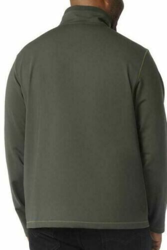 32 degrees Heat Men's Tech 1/4 zip Fleece Pullover Army Green Size XLT gallery