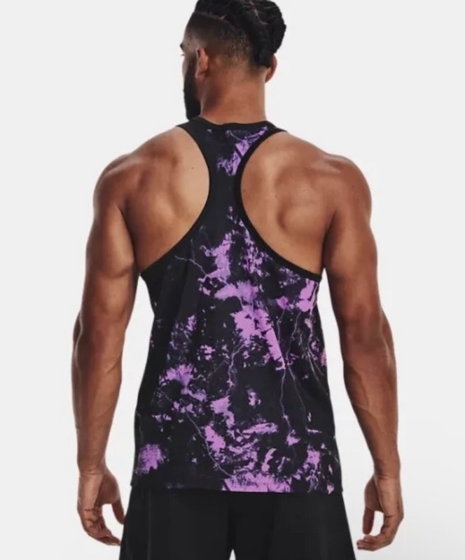 Under Armour UA Men's Project Rock Do Not Go Gentle Mesh Tank Top Size S Small gallery