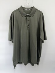 On Tour Golf Pro Brand Polo Shirt Men XXL 2X Olive Green Black Classic Dad Work